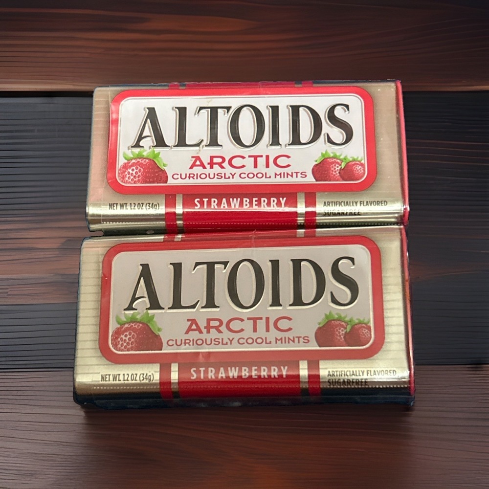 Altoids Arctic Curiously Cool Mints Strawberry 2 Packs Sealed